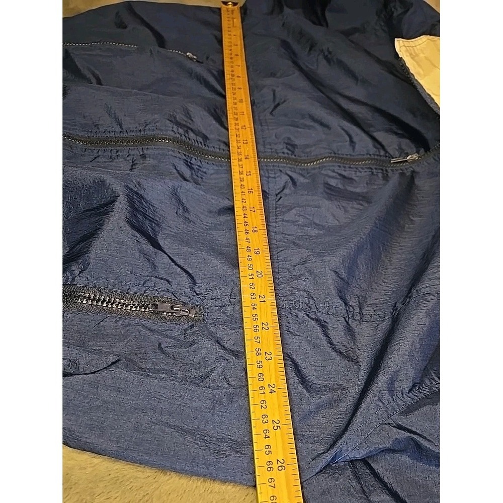 Vtg 90s Nabisco Jacket Mens XL Blue White Windbreaker Corporate Promo Advertisin - Picture 4 of 14